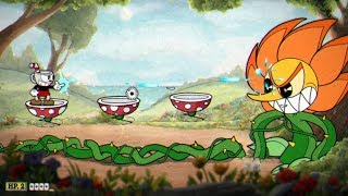 Cuphead Cagney Carnation Boss Fight 5 [upl. by Lehplar916]