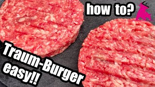 HOW TO Der PERFEKTE BurgerPATTY vom Fleischsommelier Direkt für ZUHAUSE [upl. by Abrahamsen]