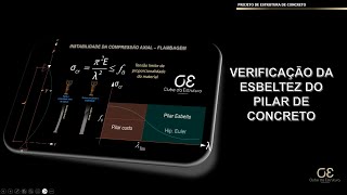 VERIFICAÇÃO DA ESBELTEZ DO PILAR [upl. by Douville55]