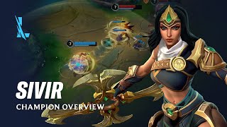 Sivir Champion Overview  Gameplay  League of Legends Wild Rift [upl. by Arinay]