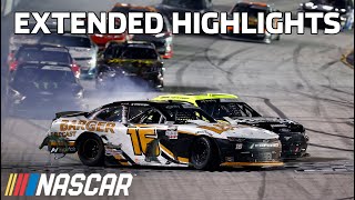 Wrecking Finish AJ Allmendinger wins at Bristol in with a last lap wreck  Extended Highlights [upl. by Irroc]