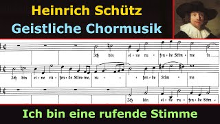 Heinrich Schütz  Ich bin eine rufende Stimme Collegium Vocale Gent [upl. by Ecart558]