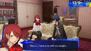 Persona 3 Reload Mitsuru Romance  Social Rank 1 to 10 All Dates  Dorm Hangouts [upl. by Llij]