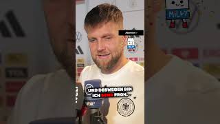 Niclas Füllkrug erklärt warum er beim letzten Spiel nicht im Kader stand 😟🙄 deutschland [upl. by Eceinahs471]