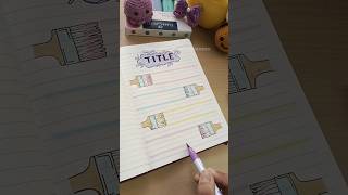 Mind Mapping Idea 💗🎨togetherwcreativeness mindmapping bulletjournal creativeart shorts [upl. by Ailem]