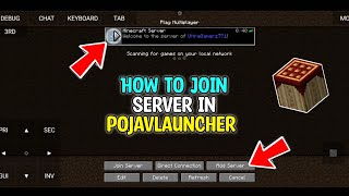 How To Join Any Server In Minecraft Pojavlauncher  How To Join Server In Pojavlauncher [upl. by May973]