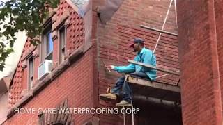 Brick Pointing With Waterproofing Cement [upl. by Kolk]