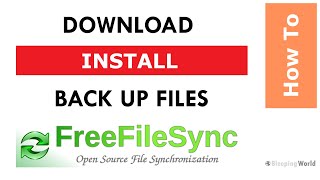 How to Install FreeFileSync  Download amp Back Up Files Demo [upl. by Key]