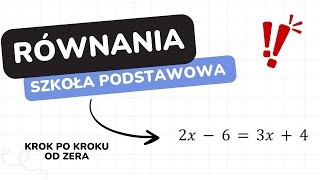 Całe równania w 18 minut Sprytne sposoby Łatwe i trudne przykłady 🤩🤩 [upl. by Akirdna]