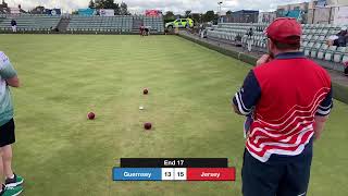 European Championships Session 7 Gents Singles  Jersey vs Guernsey [upl. by Haymes912]