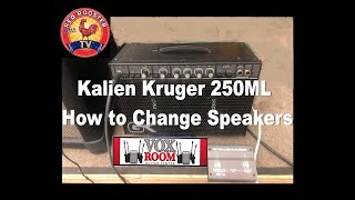 Speaker install in a Gallien Kruger 250 ML Amp [upl. by Inigo]