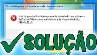 Como SOLUCIONAR o ERRO KERNEL32dll ao tentar INSTALAR o DISCORD [upl. by Louanne]