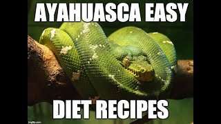 Ayahuasca Diet Recipes so you dont have to think too hard [upl. by Guarino575]