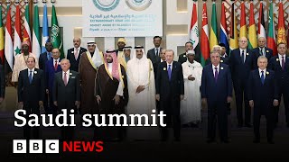 Saudi summit Leaders meet to discuss Middle East conflicts  BBC News [upl. by Chrystel]