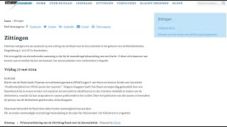 Raad voor de journalistiek stelt mondelinge behandeling in de Zaak Van Muiswinkel vs Volkskrant uit [upl. by Carrington]