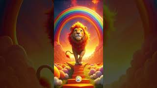 Leos Colorful Day 🌈 Lessons from the Rainbow 🦁✨ kidsstories storytime bedtimestory children [upl. by Kciremed414]