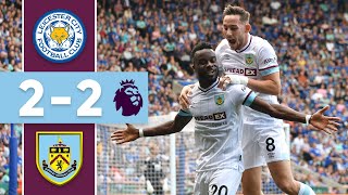 CORNET VOLLEY amp LATE VAR DRAMA  Leicester v Burnley  Premier League [upl. by Terrijo]