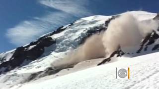 Record avalanche caught on tape [upl. by Ramel]