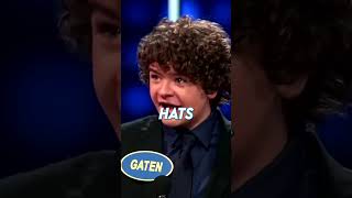 Gaten Matarazzo Reminds Steve Harvey That He Is Bald  Celebrity family Feud shorts [upl. by Nairde]