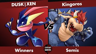 No Caps Fall 23 Arcadian Winners Semis – DUSKXEN Greninja vs Kingoros Bowser [upl. by Mareah540]