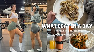 WHAT I EAT IN A DAY  eating to fuel my training and not tracking calories amp Oner soft motion haul [upl. by Bailar]