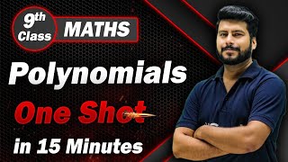 Complete Polynomials Class 9 in One Shot Revision in 15 Min  Class 9 Maths Chapter 2 [upl. by Salba340]