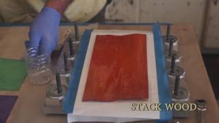 How To Make a Veneer Stack for a Pool Cue [upl. by Aitnohs952]