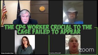 The CPS Worker Crucial to the Case Failed to Appear [upl. by Ihcur140]