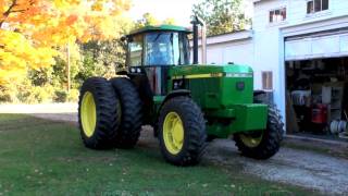 John Deere 4555 Straight Pipe HD [upl. by Tebzil]