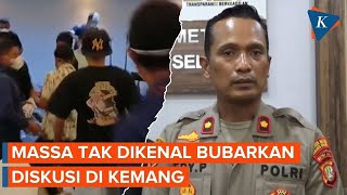 Acara Diskusi di Kemang Dibubarkan Massa Tak Dikenal [upl. by Cariotta]