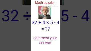 Math puzzle  math quizgame quiz mathematics gkquestion [upl. by Gerardo]