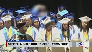 Fight breaks out at high school graduation [upl. by Olegnalehcim]