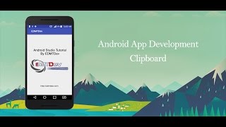 Android Studio Tutorial  Clipboard [upl. by Sathrum]