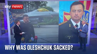 UkraineRussia war Why was Ukraines air force commander sacked [upl. by Atena]