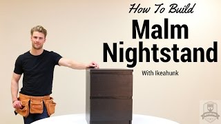 How to Assemble IKEA Malm Nightstand [upl. by Anam334]