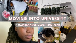 MOVING INTO UNIVERSITY VLOG 2023 UK  2nd Year  IJ Vlogz [upl. by Duj]