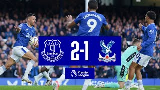 EVERTON 21 CRYSTAL PALACE  Premier League highlights [upl. by Neeliak]