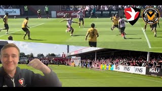 Cheltenham Town vs Newport County  5 Goal thriller as Cheltenham win in 96th minute [upl. by Gunter]