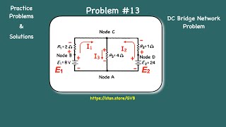 SeriesParallel Circuit Analysis of a DC Network Practice Problem Number 13 [upl. by Kassey]