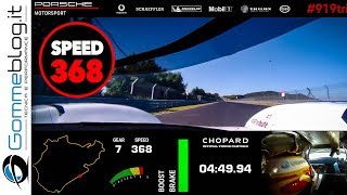 Porsche 919 Evo RECORD NURBURGRING  OnBoard Full Lap  519 [upl. by Ynffit]