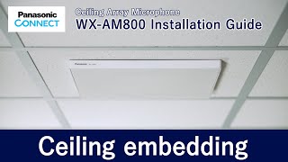 Installation Guide Ceiling Array Microphone Ceiling Embedding [upl. by Alf]