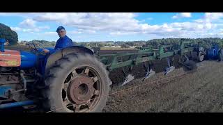 doe130 ford 5000 dual drive fordson major e1a Southwell ploughing match 2024 [upl. by Ame]