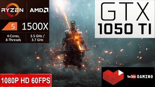 Battlefield 1  AMD Ryzen 5 1500X  Nvidia GeForce GTX 1050 Ti 4GB GDDR5  Gameplay [upl. by Atena6]