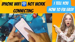 iphone wifi connected but not working easy solution [upl. by Kristin]