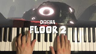 DOORS Floor 2  Final Boss Dam Seek Theme Piano Tutorial Lesson [upl. by Manolo]