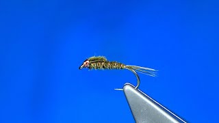 Tying an Olive Goose Copper Nymph with Davie McPhail [upl. by Ruella970]