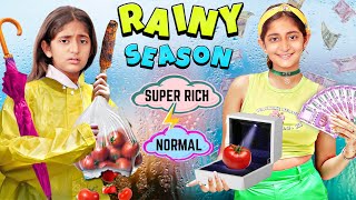 MONSOON ke Din  RAINY SEASON  Family Rich vs Normal  MyMissAnand [upl. by Yeta]