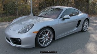 2014 Porsche Cayman S Start Up Exhaust and In Depth Review [upl. by Aizatsana]