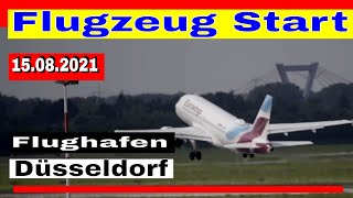 Planspotting vom Düsseldorf Flughafen Bahnhof aus [upl. by Petronella]