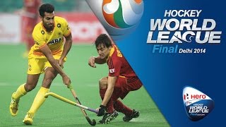 Belgium vs India  Mens Hero Hockey World League Final India 5th6th Place 1812014 [upl. by Tuinenga124]